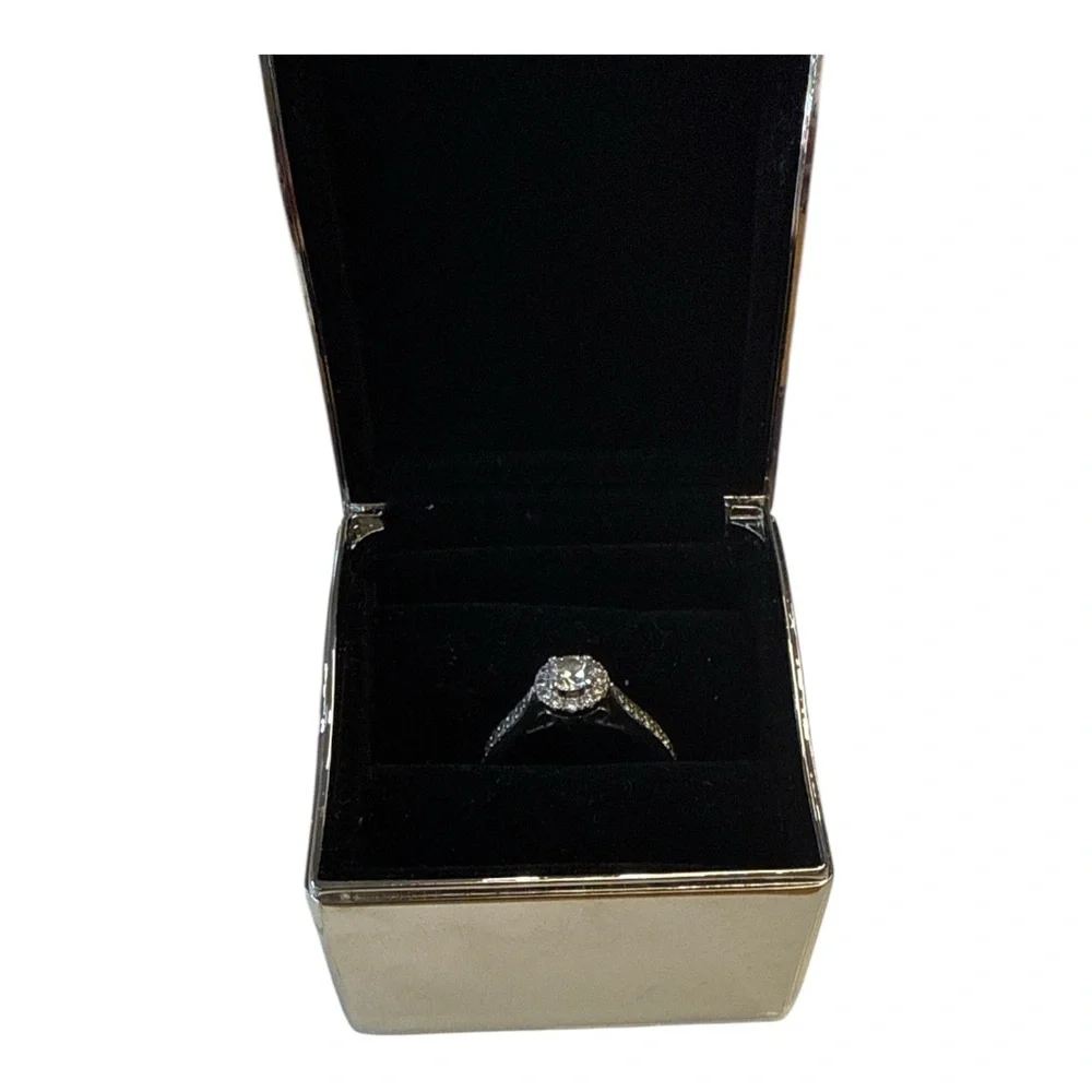 Silver Wedding Ring Box